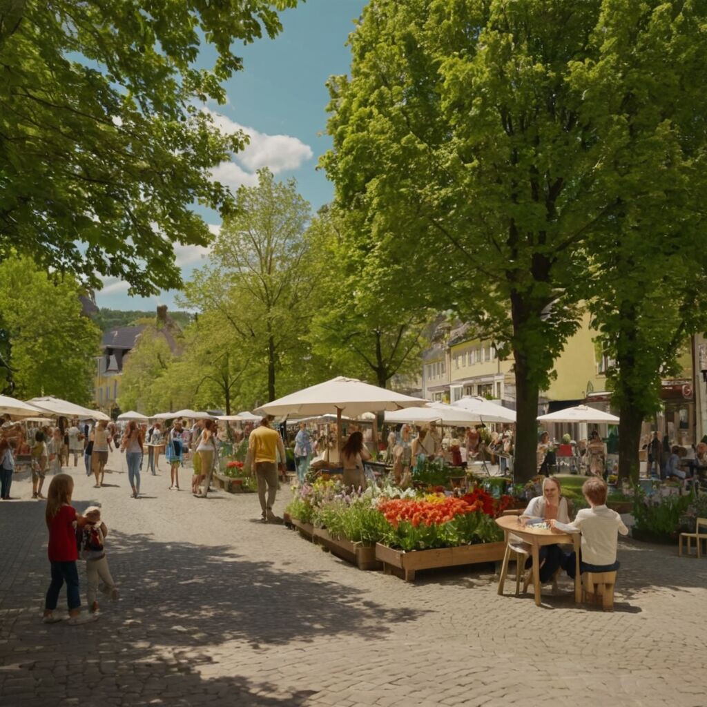 Wie läuft es in der Lupinenstraße ab?