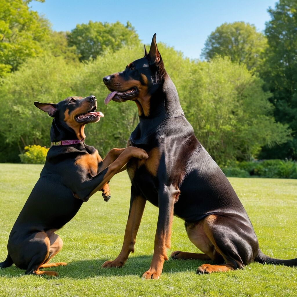 Dobermann und Rottweiler gleichzeitig halten: Geht das?