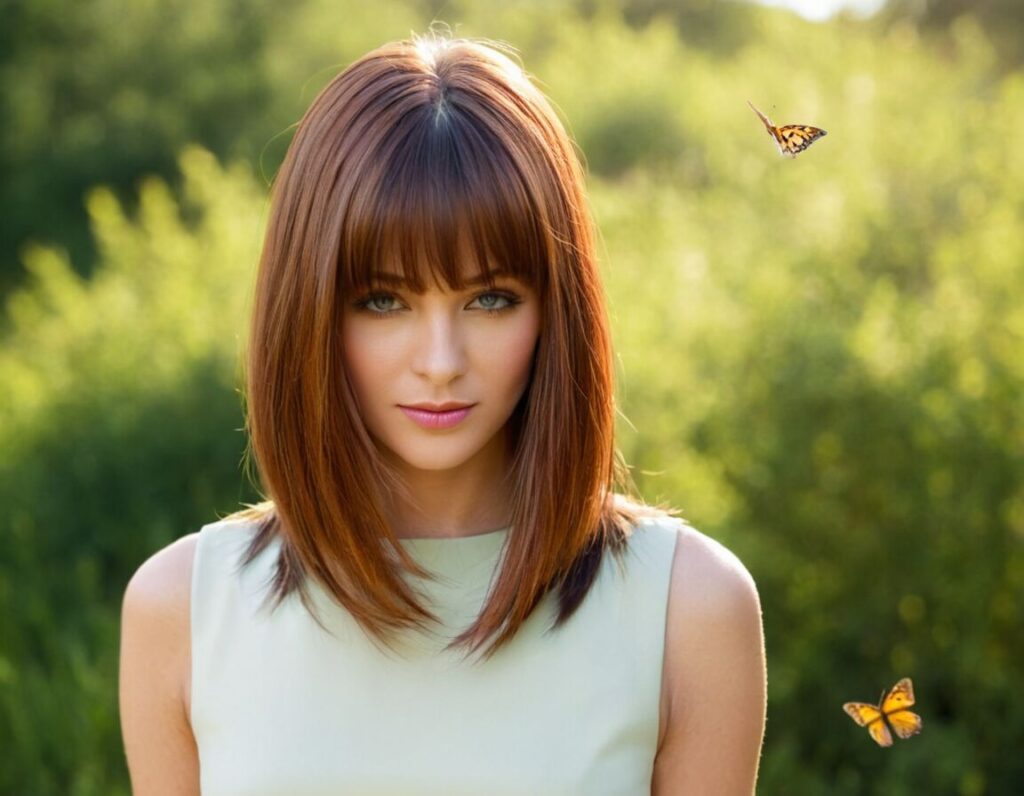 Butterfly Haircut bei glatten Haaren: Passt das?