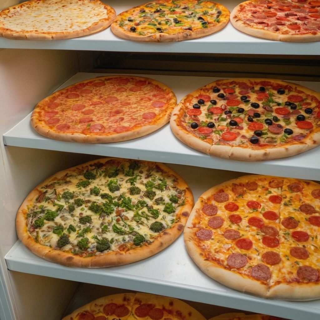 Wie viele kcal hat ein Stück Tiefkühlpizza?