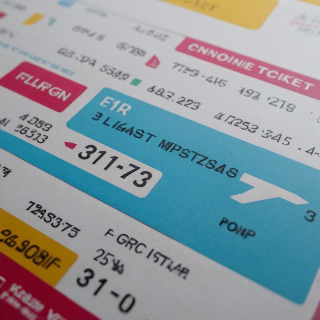 Wie sieht ein Online-Flugticket aus?
