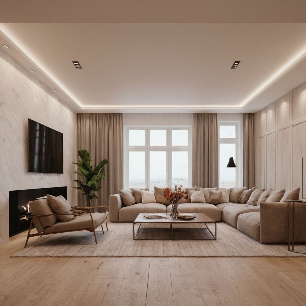 Wie viel Meter Wand bei ca. 89 m² Grundfläche?