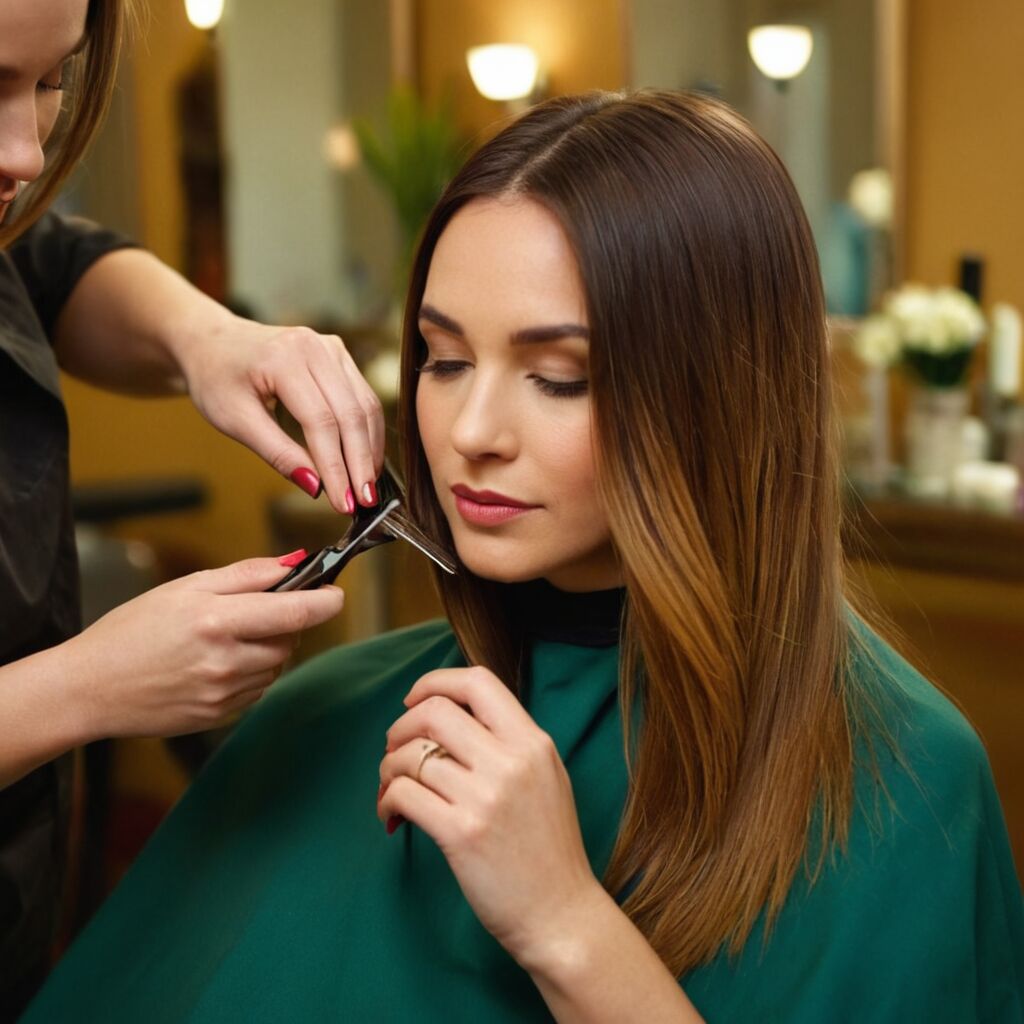 An die Frauen: Wie viel zahlt ihr beim Friseur fürs Spitzen schneiden?