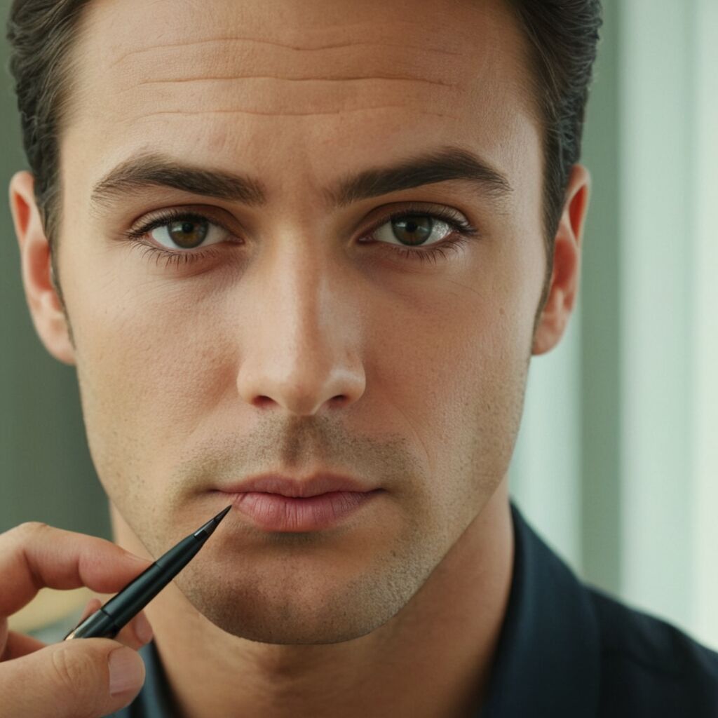 Wie wirkt Kajal/Eyeliner bei Männern?
