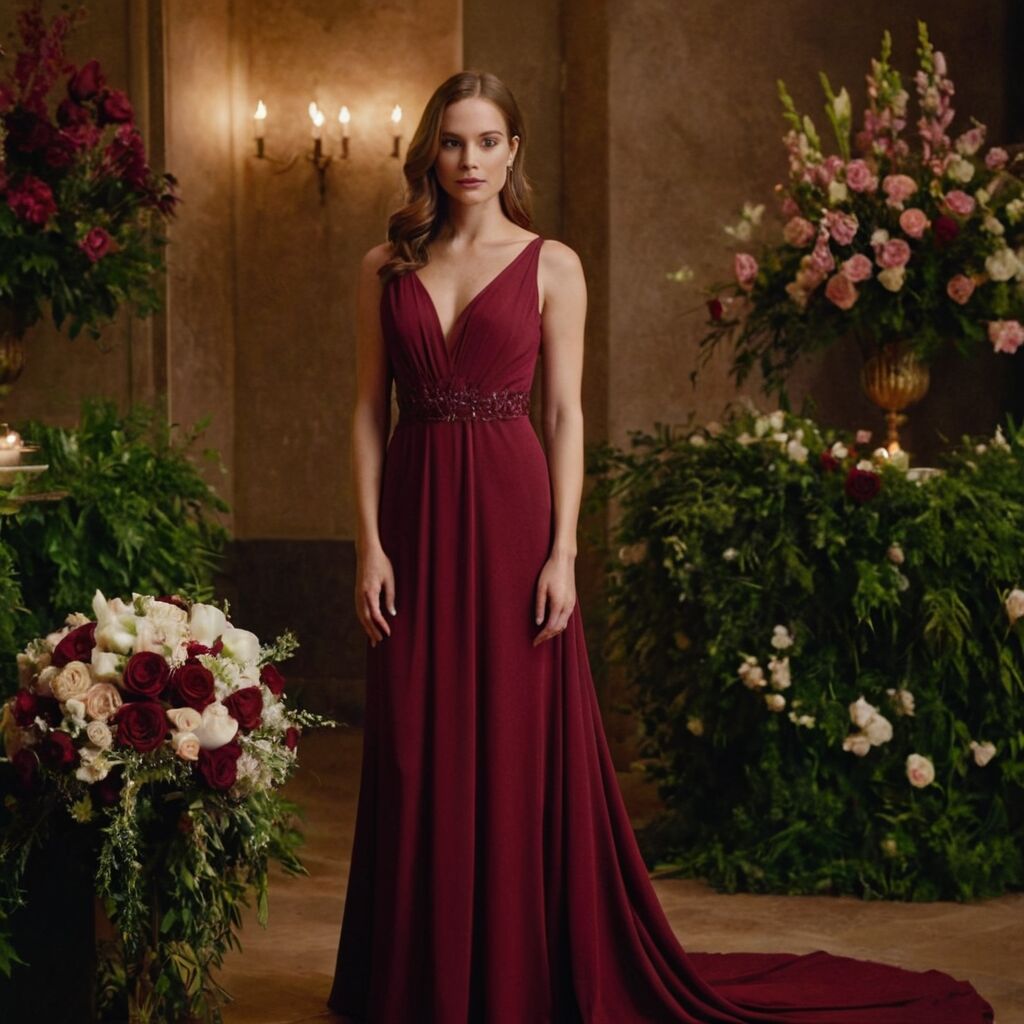 Kleid in Burgundy für Hochzeiten: Geht das?