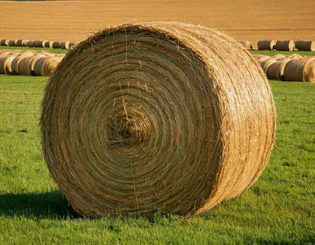Wie viel wiegt ein Heuballen mit 1,5 m Durchmesser?