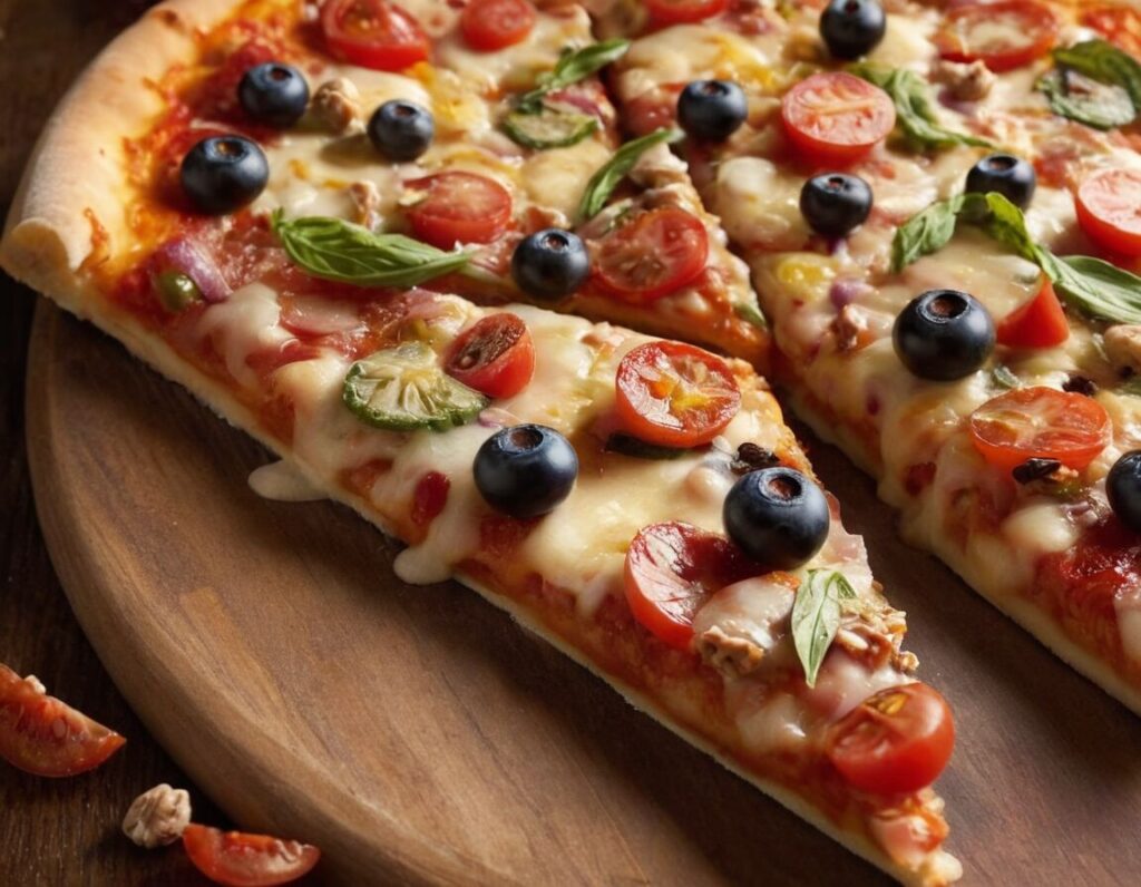 Wie viele kcal hat ein Stück Tiefkühlpizza?