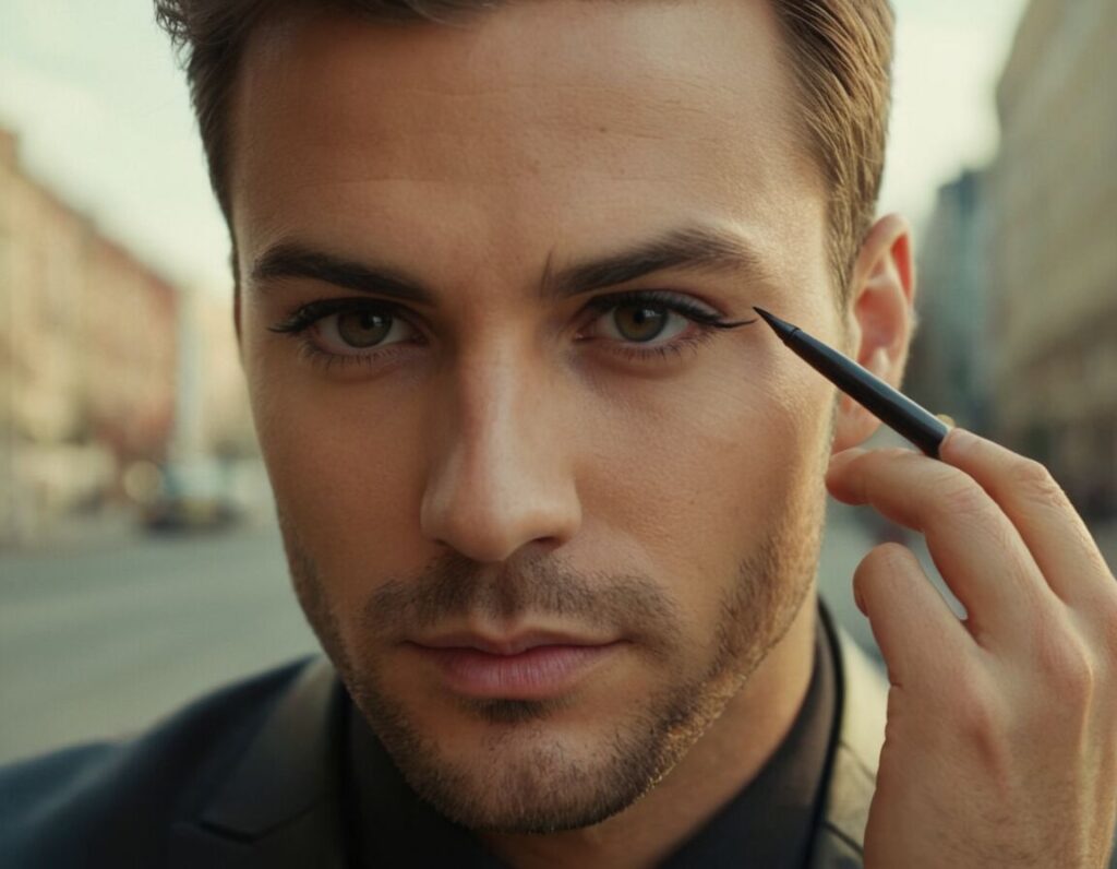 Wie wirkt Kajal/Eyeliner bei Männern?