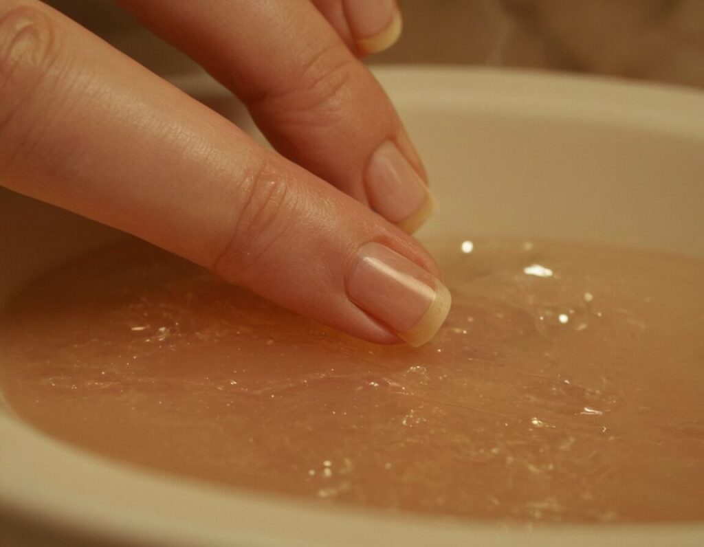 Wie bekommt man Nagelkleber von der Haut ab?