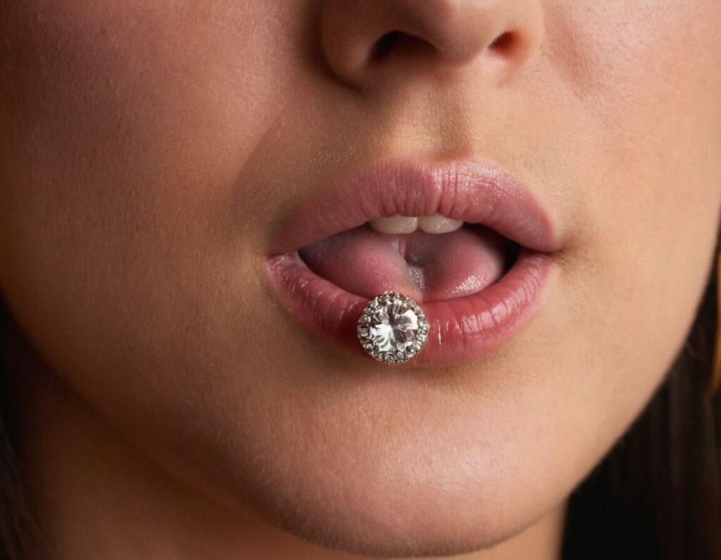 Wie schnell wächst ein Zungenpiercing zu?