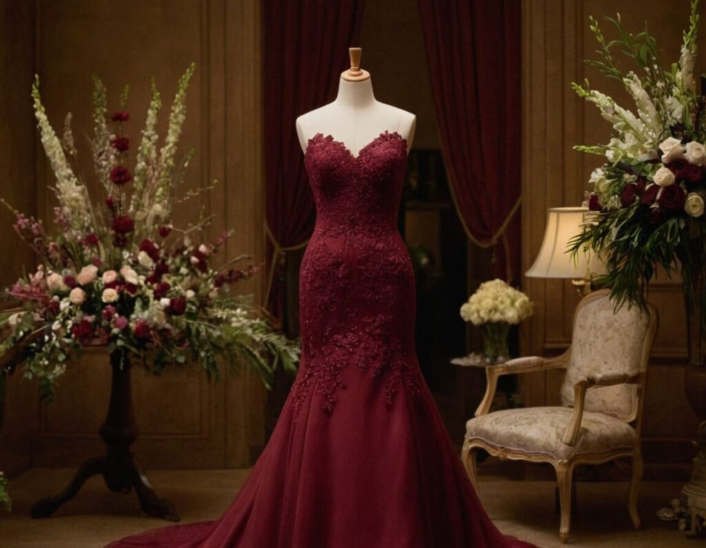 Kleid in Burgundy für Hochzeiten: Geht das?