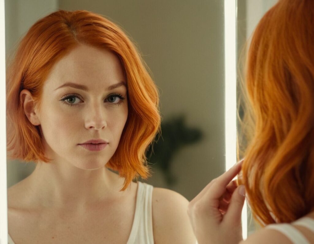 Kupferrote Haare blond färben: Das solltest du beachten